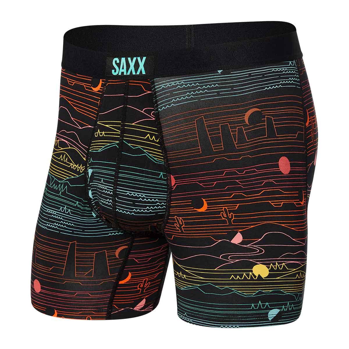 Saxx Ultra Boxer with Fly Men's in Equinox Black